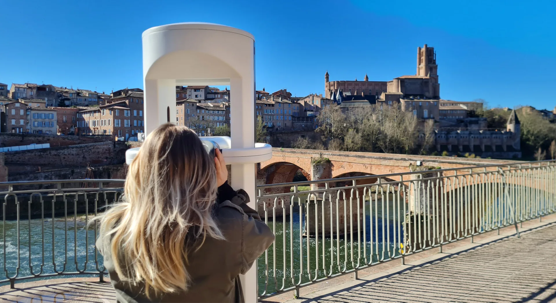 Le Pont-vieux d'Albi en réalité augmentée avec Timescope