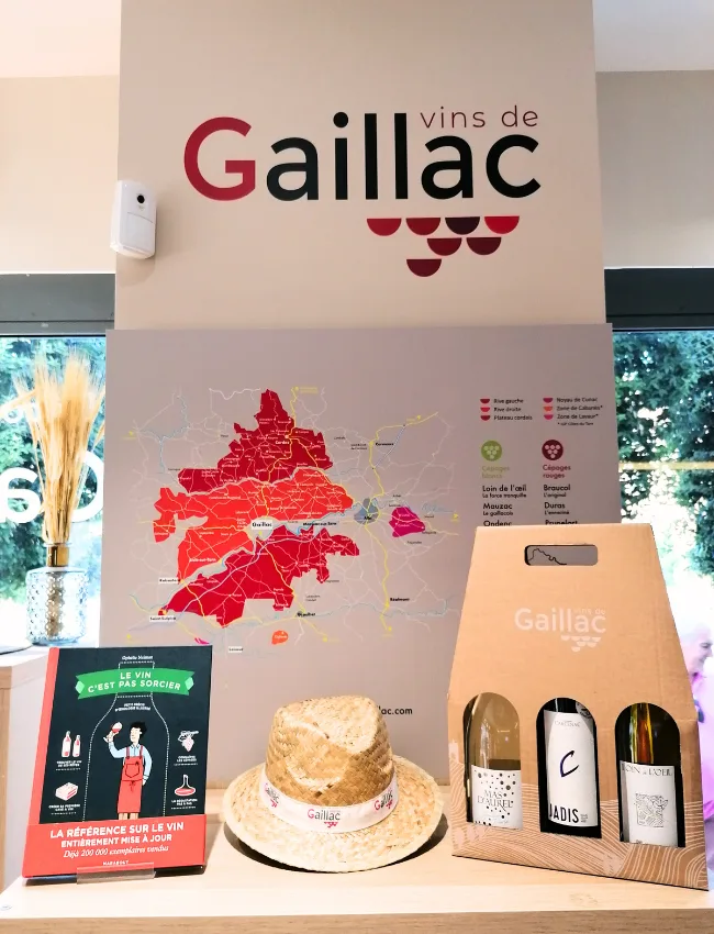 Vins de gaillac à l'Office de Tourisme d'Albi