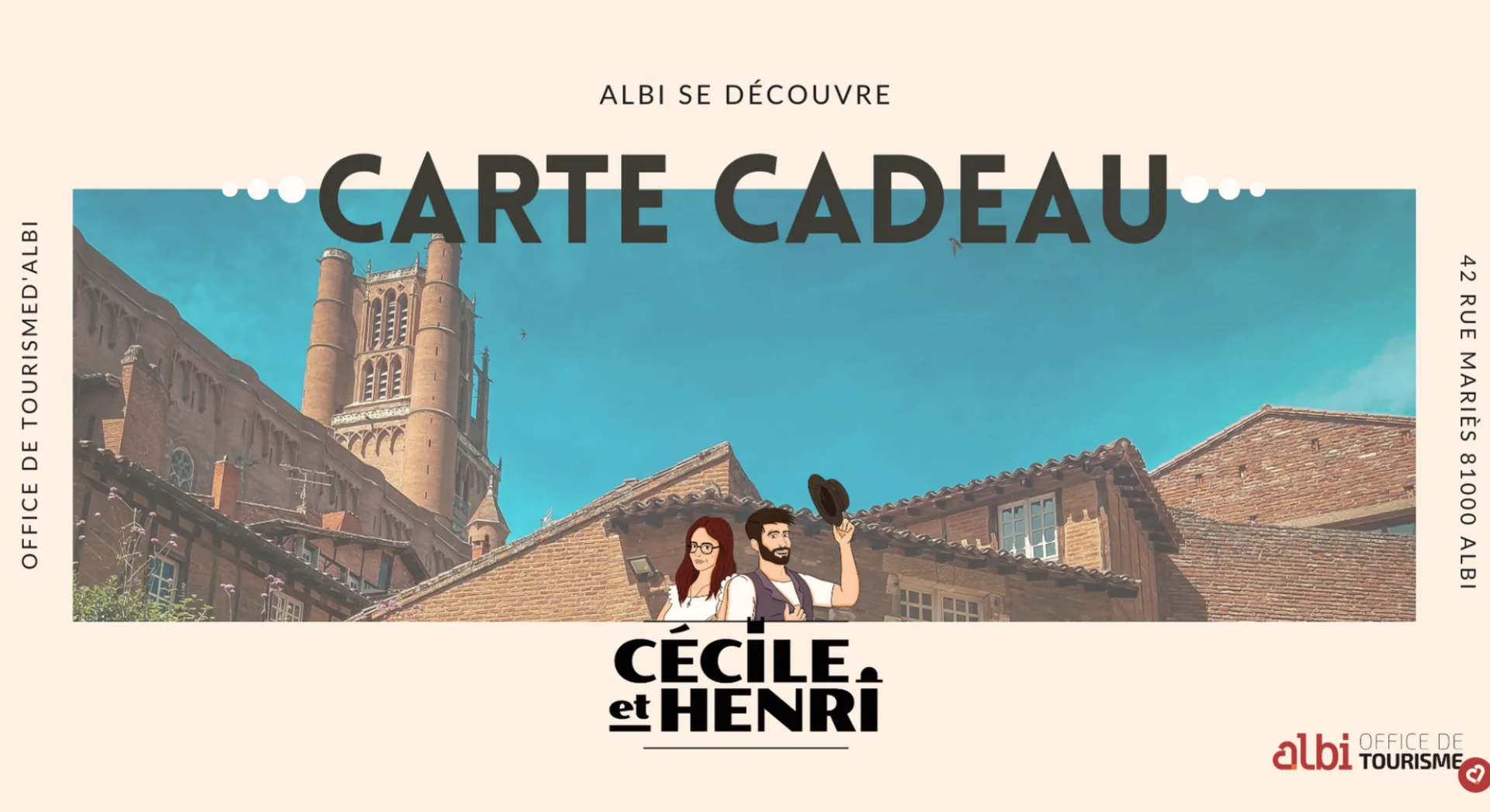 Albi Box séjour Cécile et Henri, version Carte Cadeau