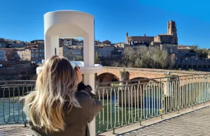 Le Pont-vieux d'Albi en réalité augmentée avec Timescope