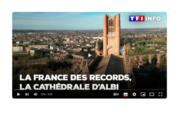 la Cathédrale d'ALbi un reportage TF1 Infos