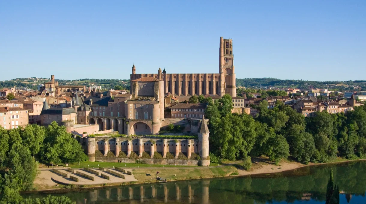 Panoramic view of Albi, the Episcopal City, listed as a UNESCO World Heritage Site in 2010