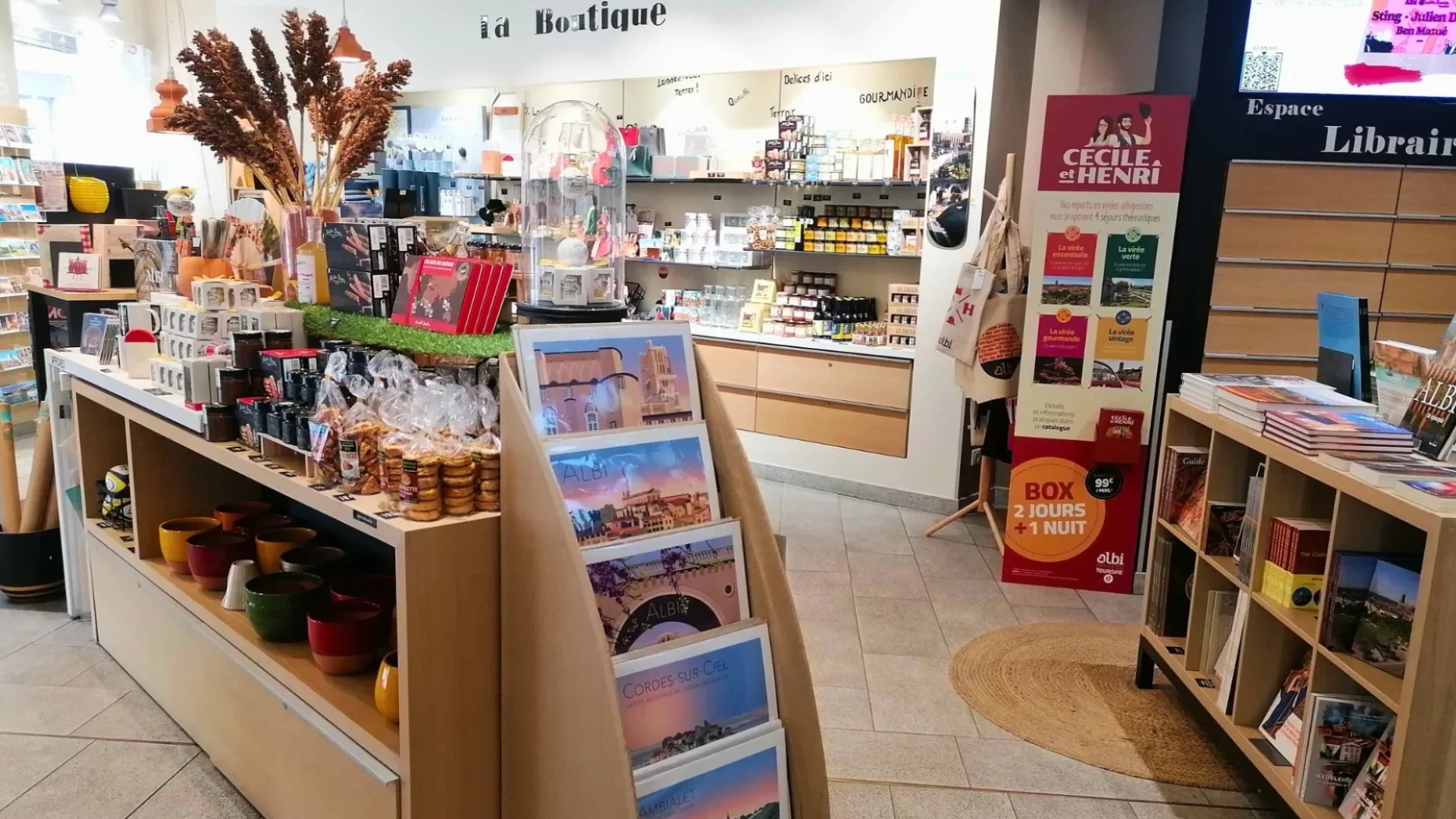 La Boutique inspirante de l'Office de Tourisme d'Albi -